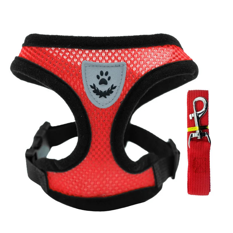 Puppy, Cat Harness Polyester Adjustable Mesh