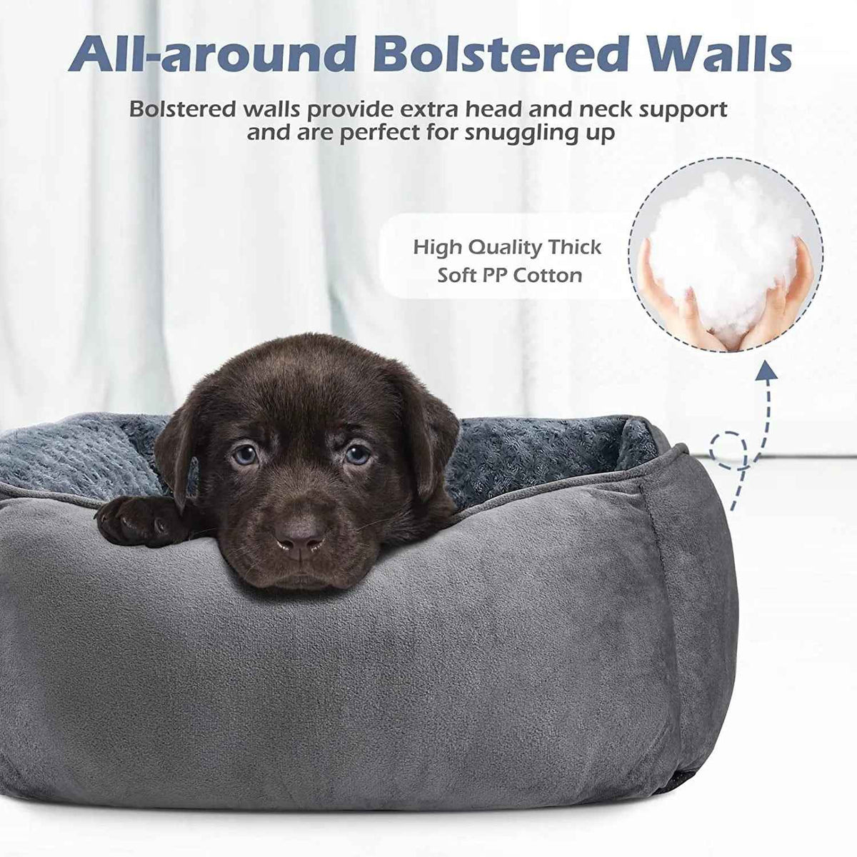 Washable Orthopedic Dog Bed – Calming Sofa for Small to Large Dogs