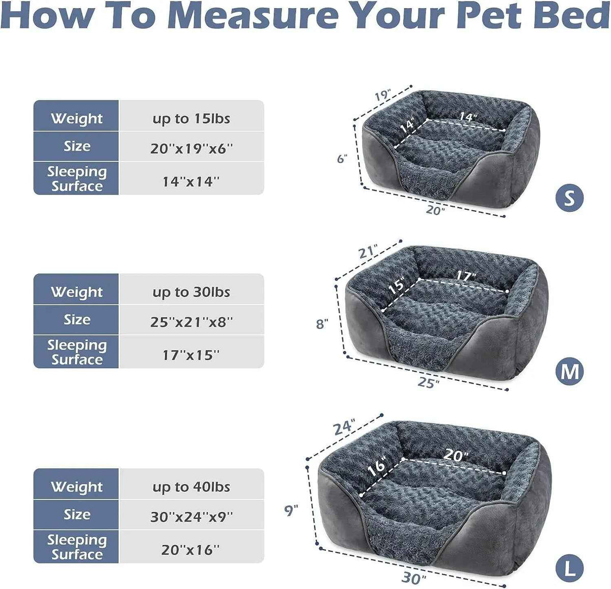 Washable Orthopedic Dog Bed – Calming Sofa for Small to Large Dogs