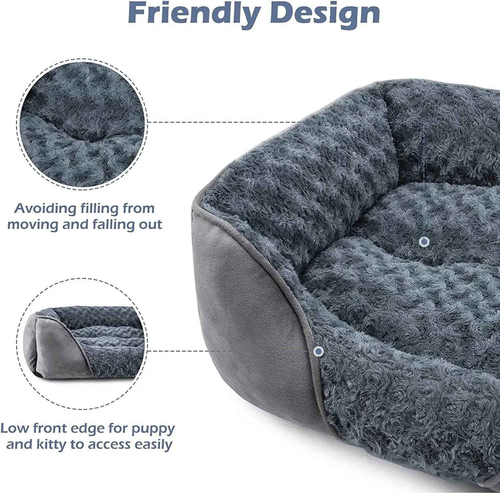 Washable Orthopedic Dog Bed – Calming Sofa for Small to Large Dogs