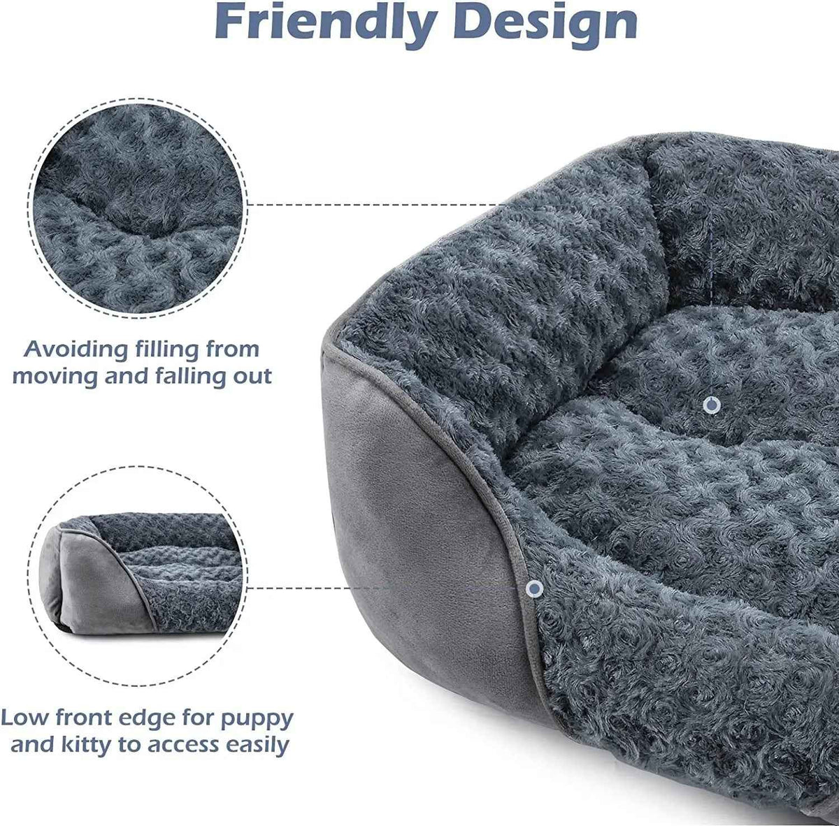 Washable Orthopedic Dog Bed – Calming Sofa for Small to Large Dogs