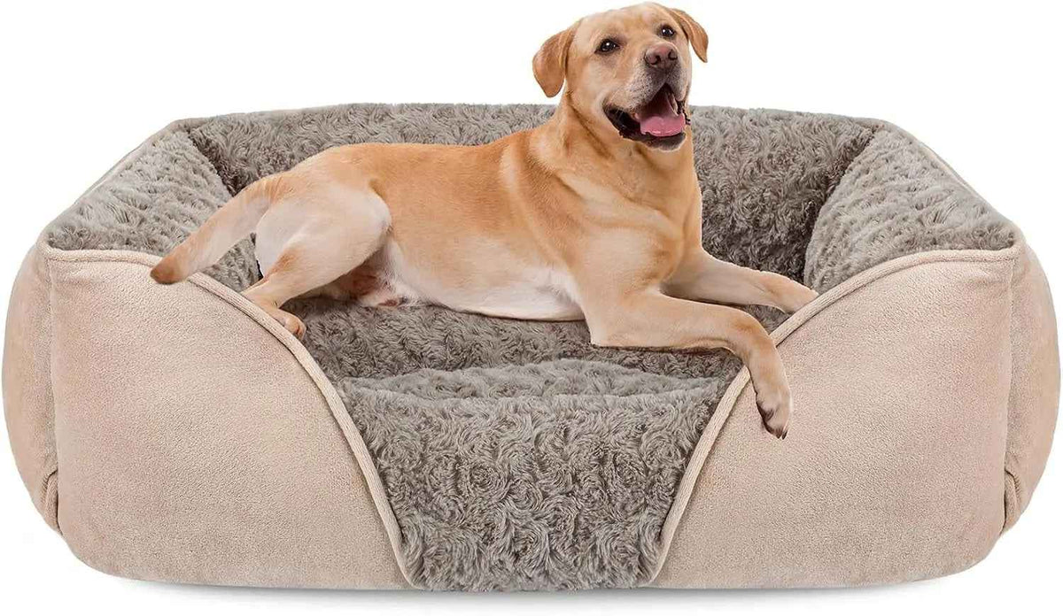Washable Orthopedic Dog Bed – Calming Sofa for Small to Large Dogs