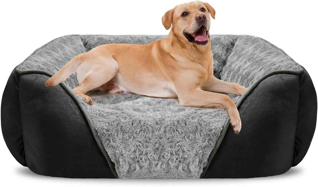 Washable Orthopedic Dog Bed – Calming Sofa for Small to Large Dogs