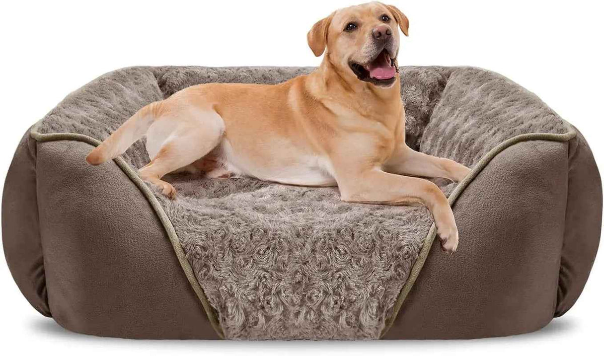 Washable Orthopedic Dog Bed – Calming Sofa for Small to Large Dogs