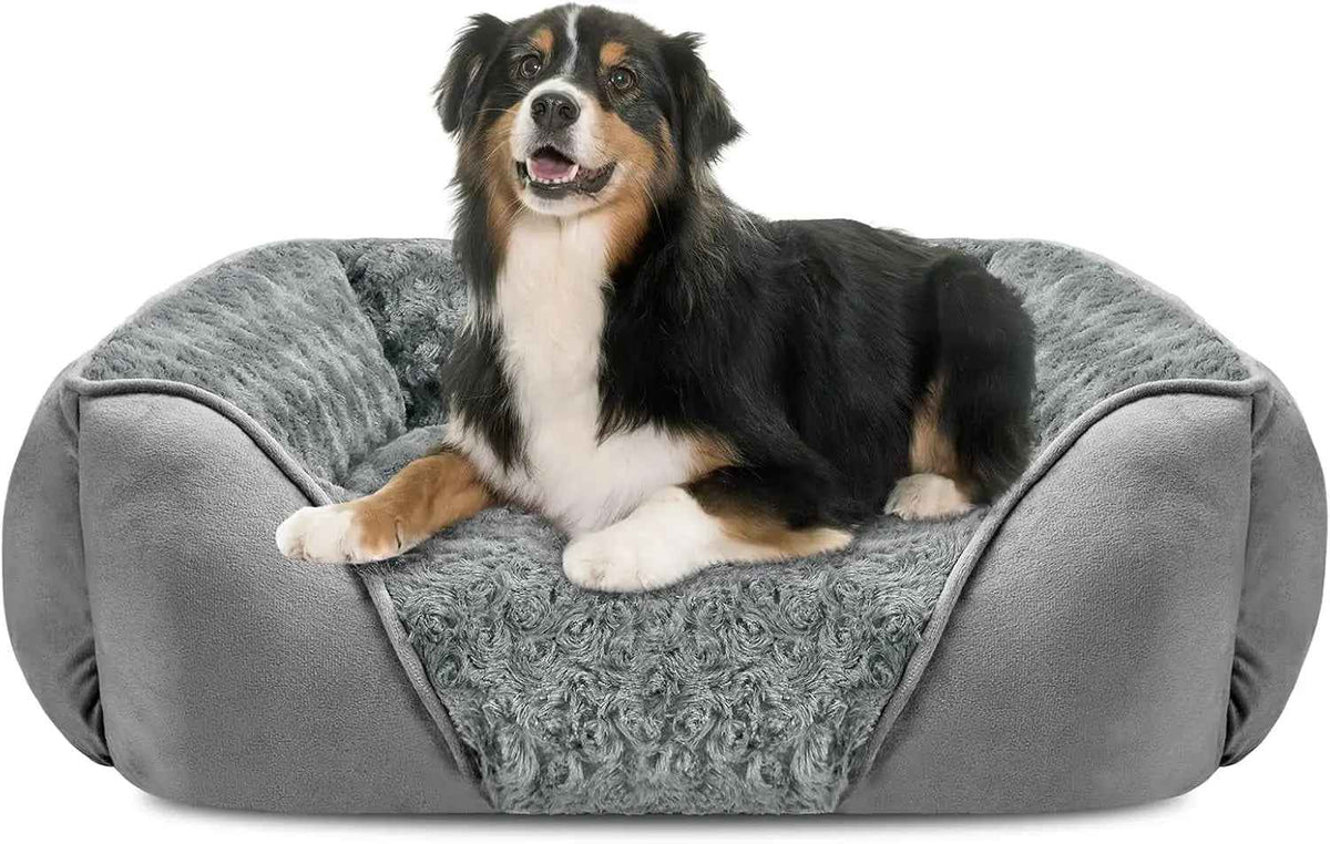 Washable Orthopedic Dog Bed – Calming Sofa for Small to Large Dogs