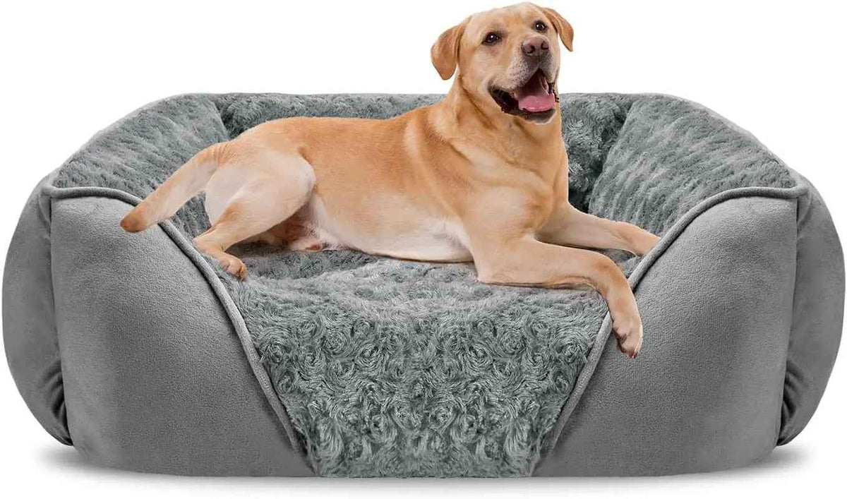 Washable Orthopedic Dog Bed – Calming Sofa for Small to Large Dogs