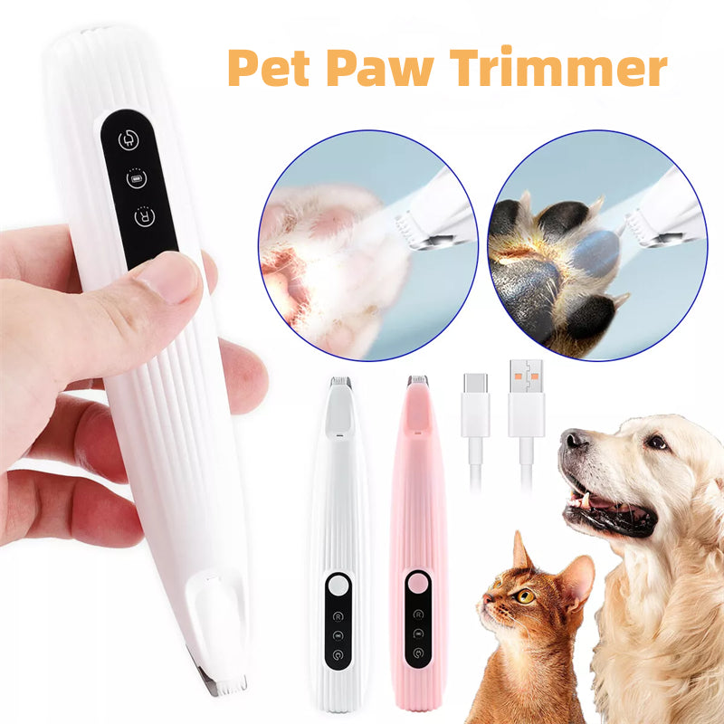 LED Pet Hair Trimmer — Cordless Precision Clipper