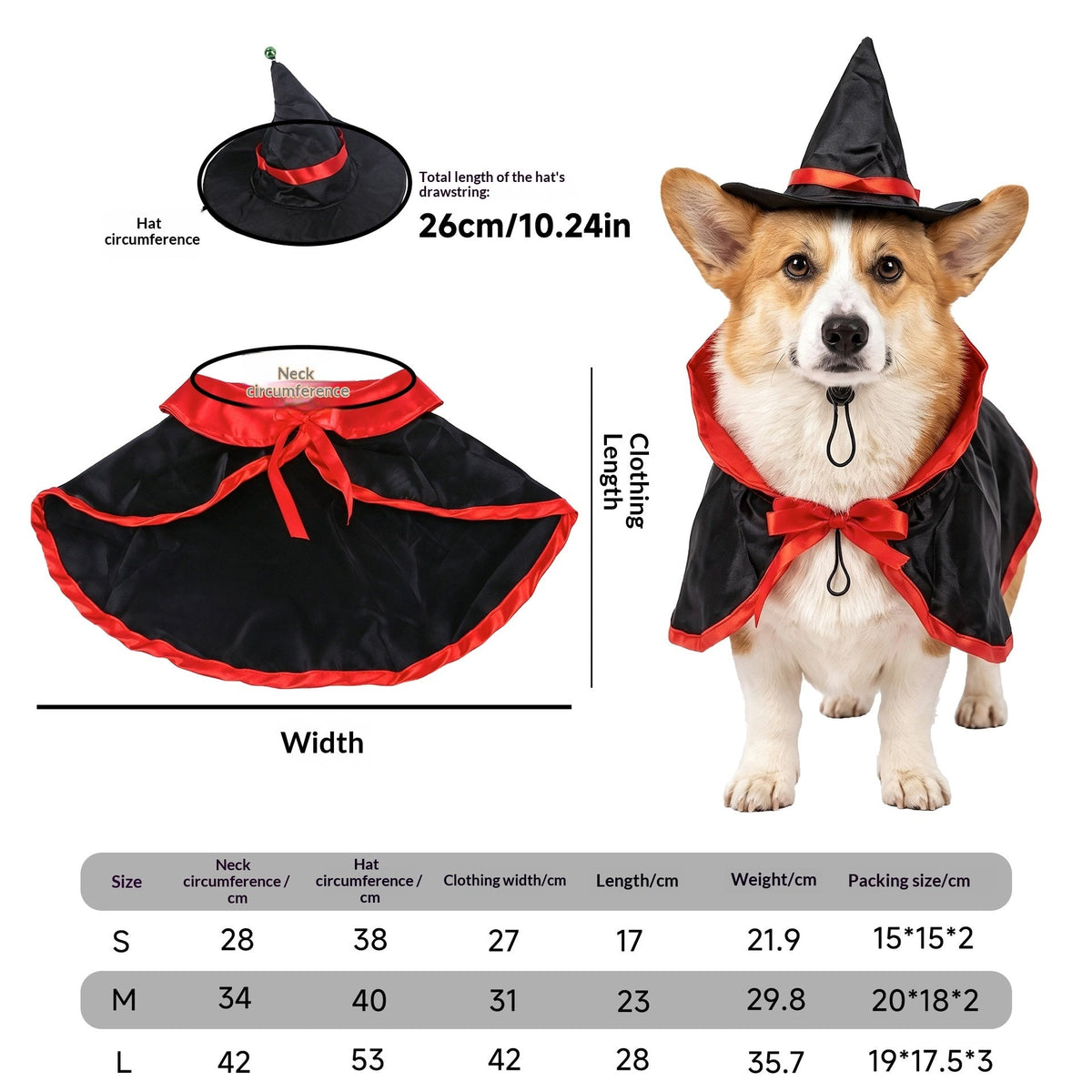 Pet Costume Funny Holiday dress-Up