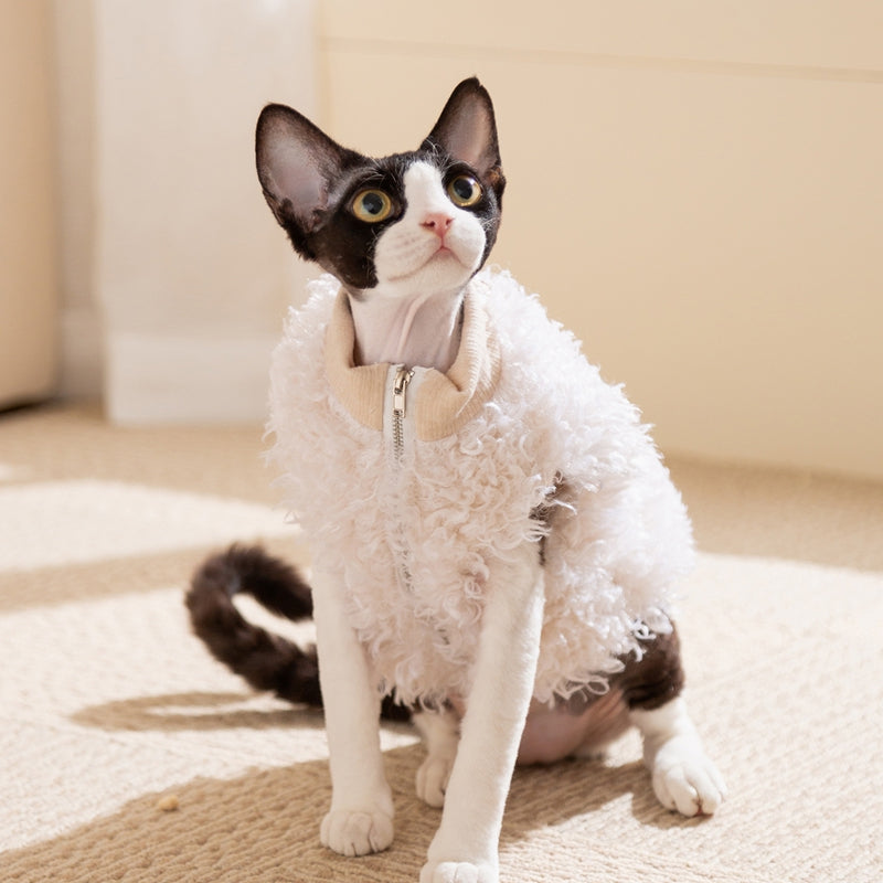 The Fluffy Sheep Wool Pet Vest