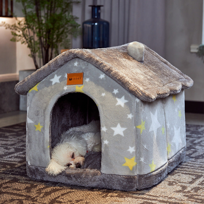 Foldable House Winter Dog Villa