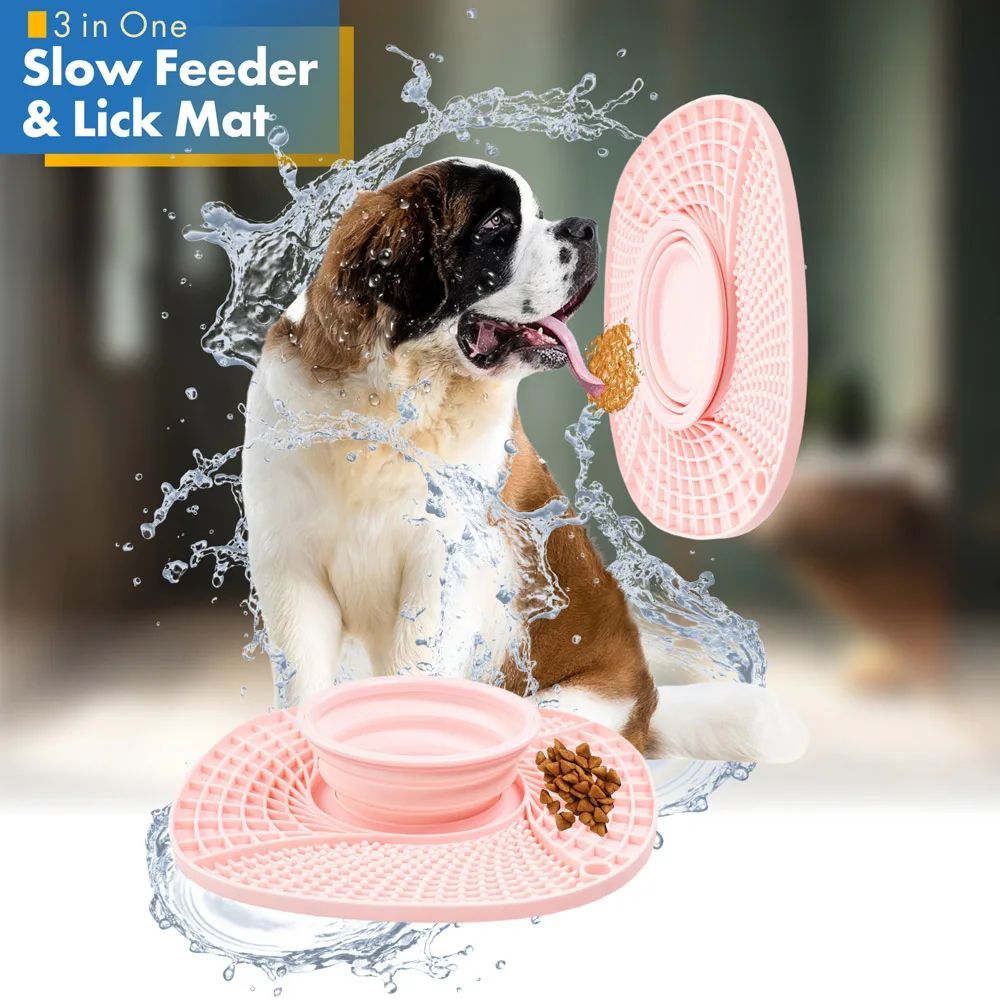 Slow Feeder Bowl Non Slip Puzzle Bowl Anti-Gulping