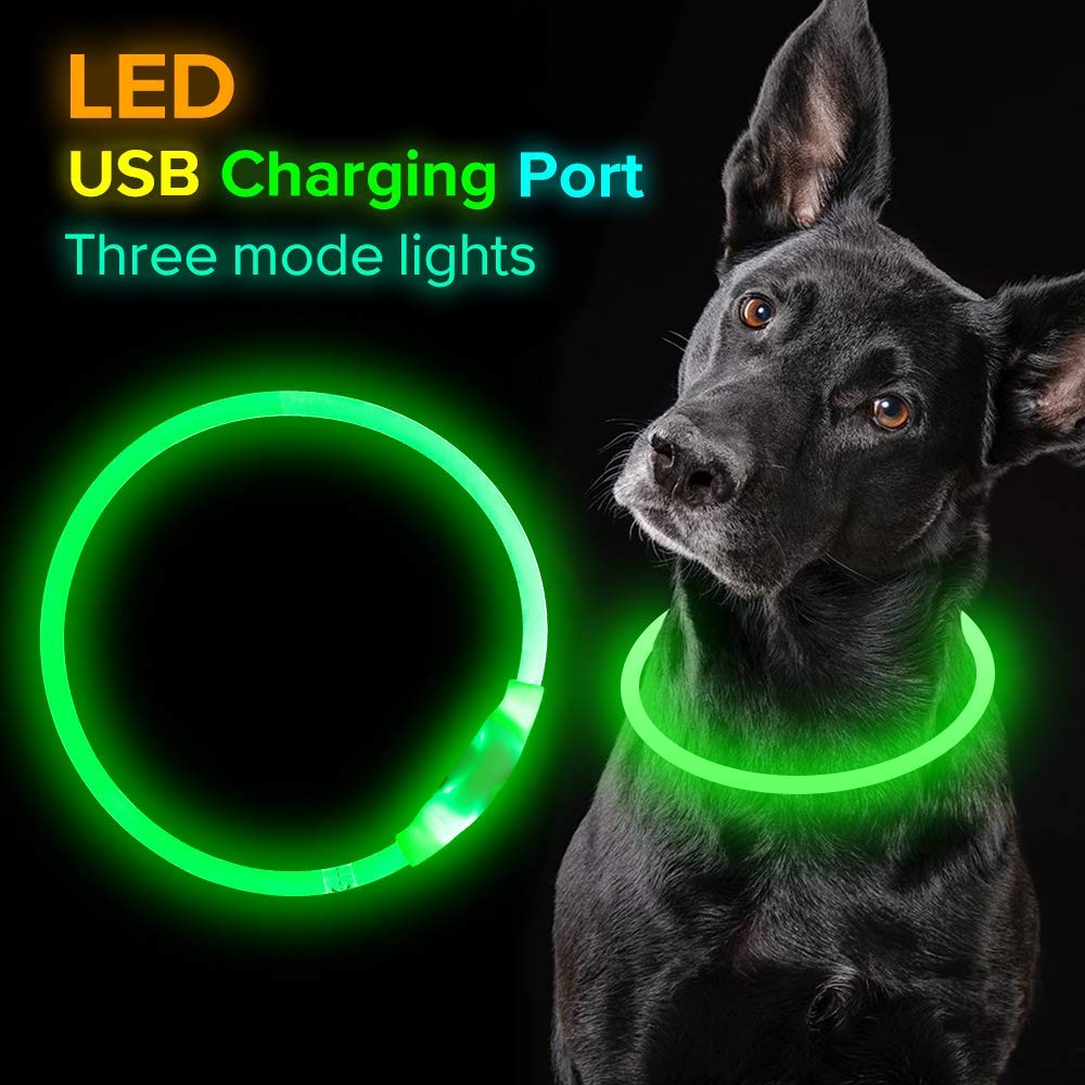 Flashing Collar USB Rechargeable For Night Walking