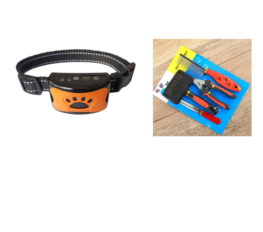 Dog Training Collar Waterproof, Remote Control, Rechargeable, With Shock Vibration Sound