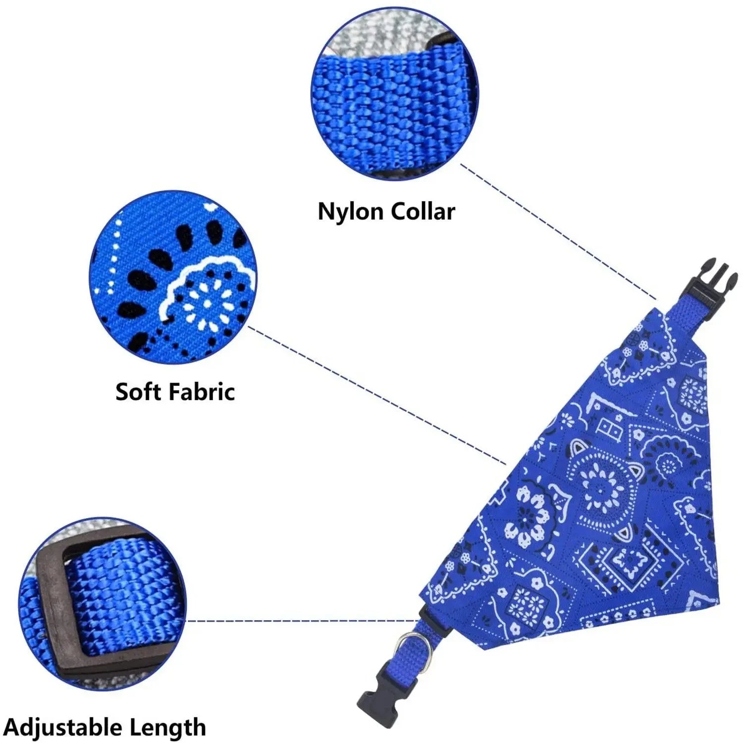 Adjustable Pet Bandana Scarf