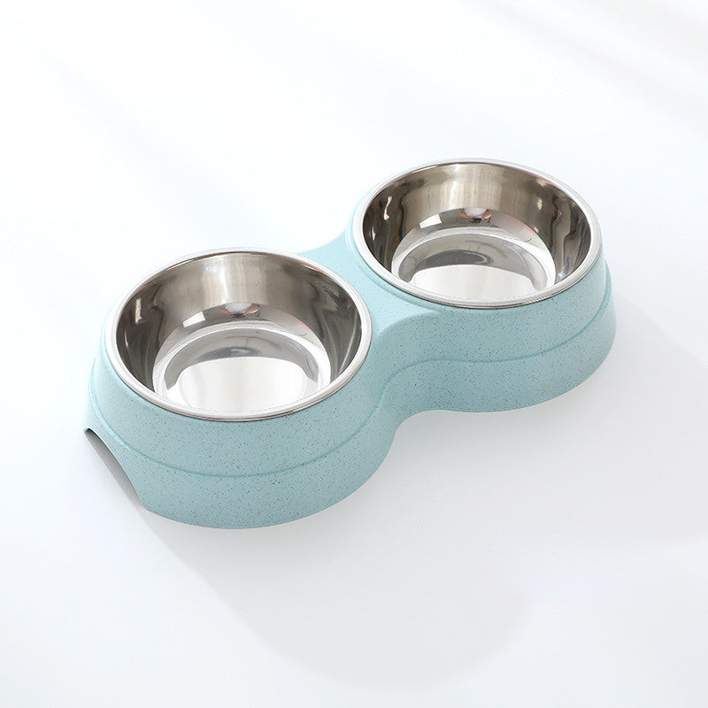 Double Pet Bowls Stainless Steel
