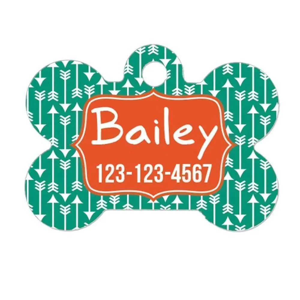 Arrow Dog Name Tag - Dog Id Tag