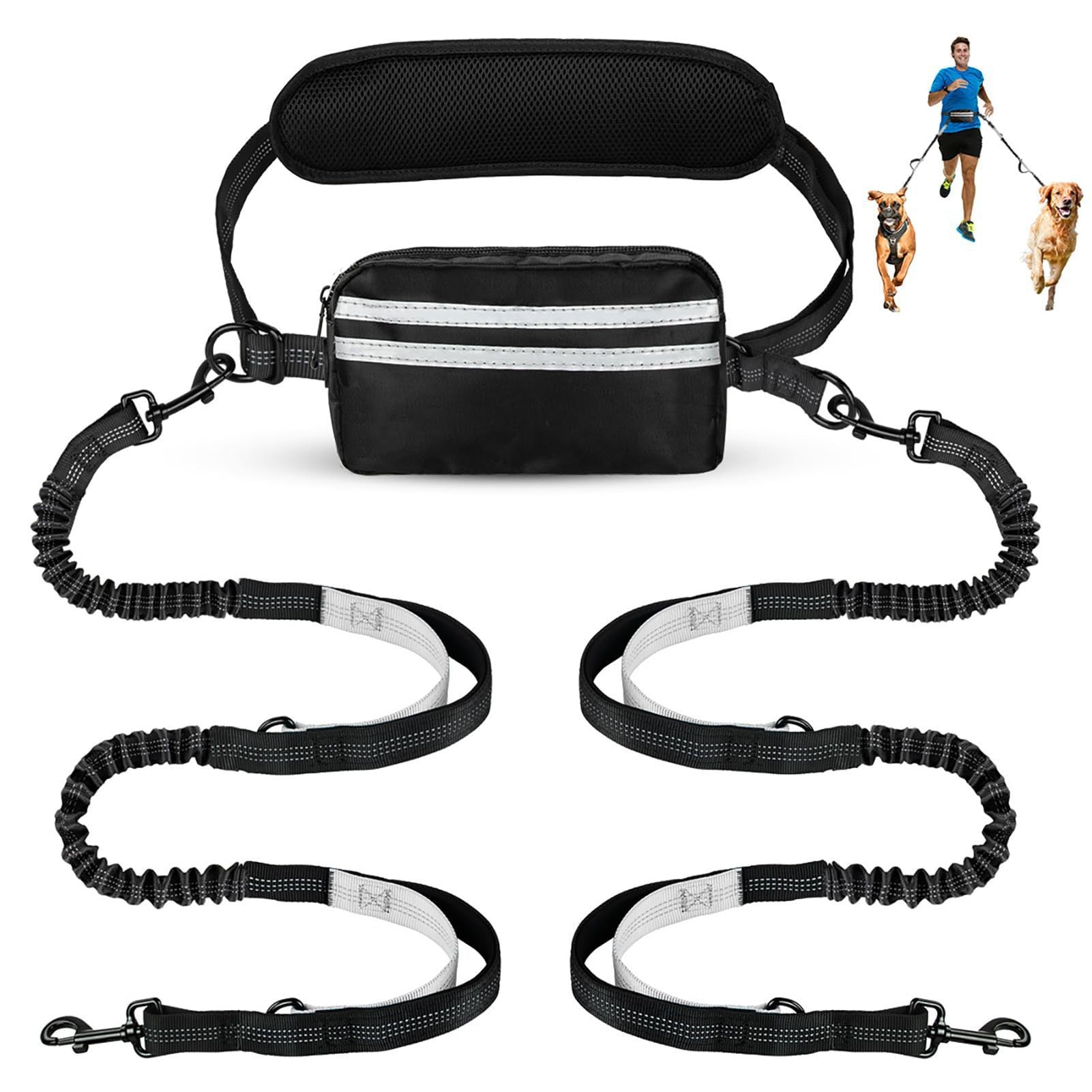 Waist Bag Running Leash