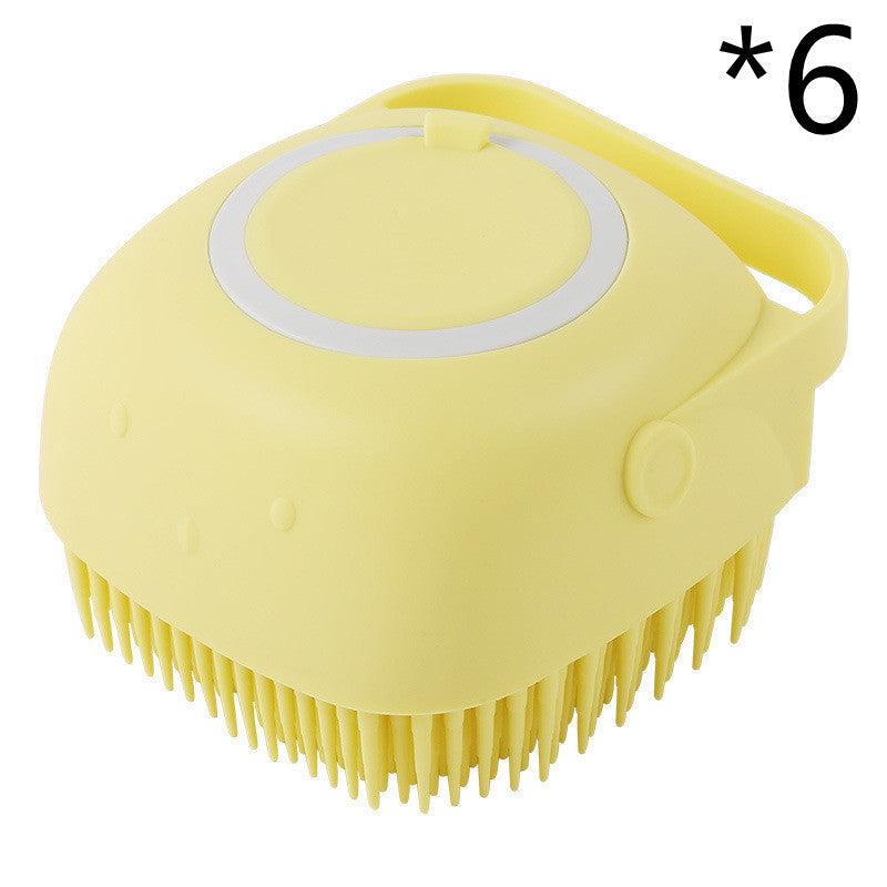 Silicone Dog Bath Massage Cleaning Tool Dog Grooming Supplies