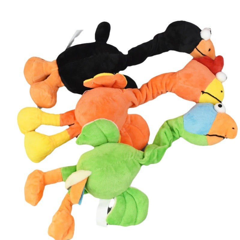Bite-resistant Dog Plush Toy Sound