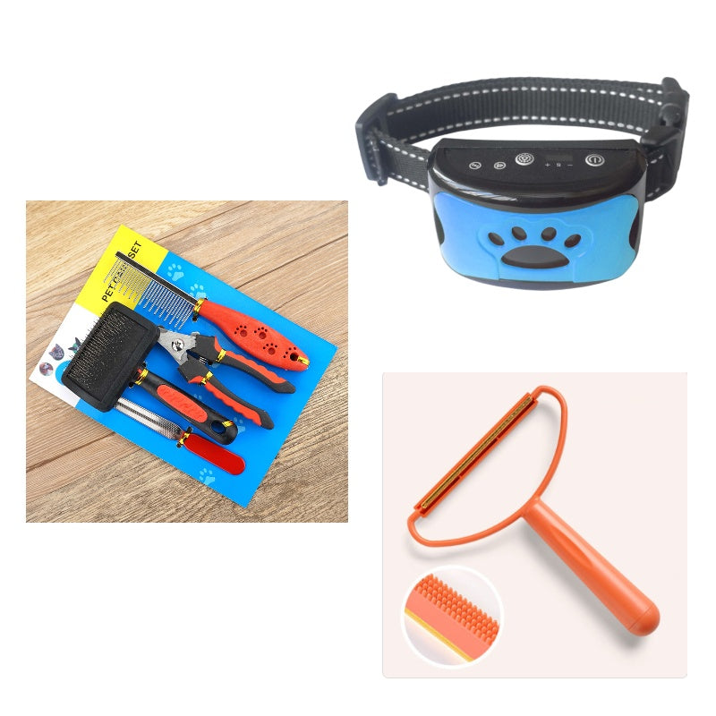 Dog Training Collar Waterproof, Remote Control, Rechargeable, With Shock Vibration Sound