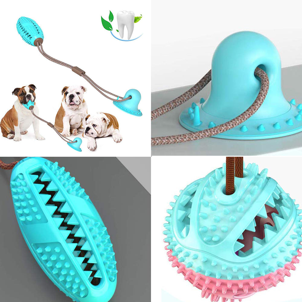 Silicon Suction Cup Tug Interactive Dog Toy