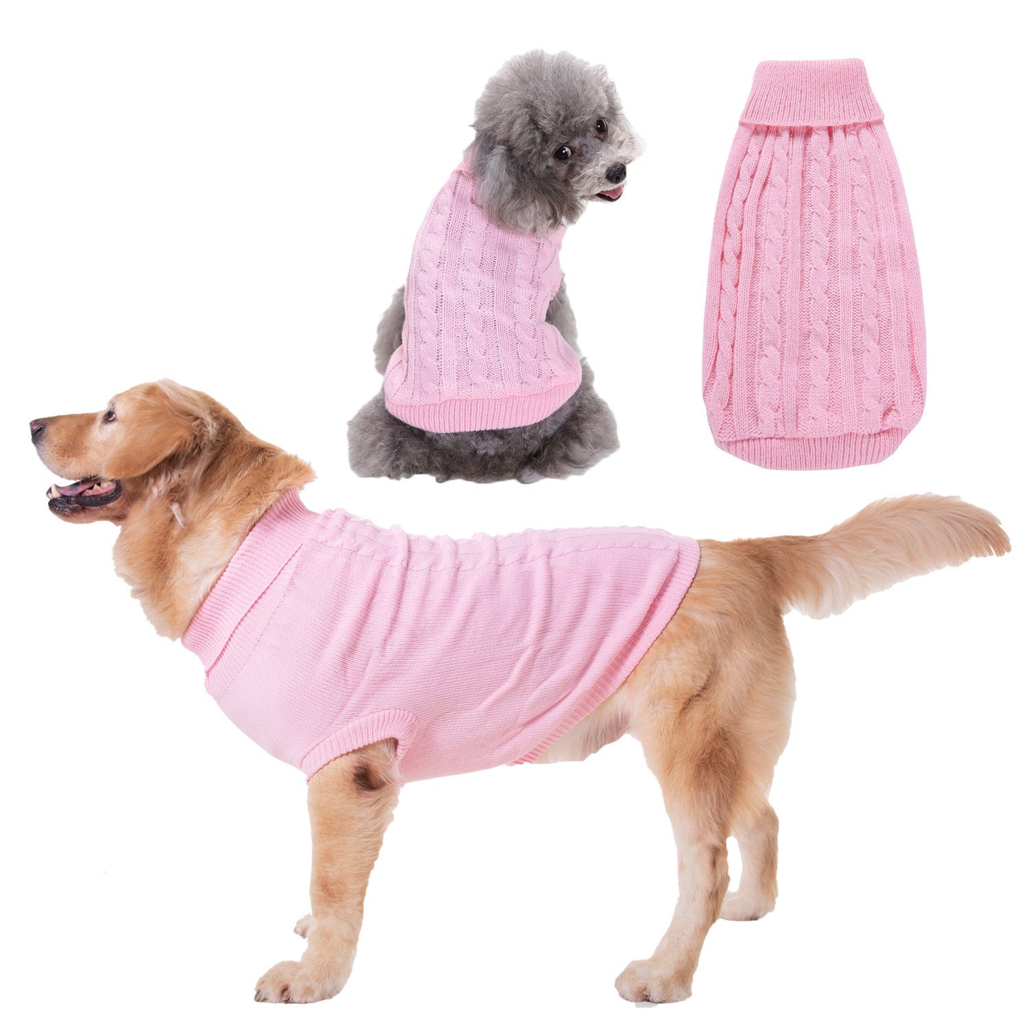 Solid Color Puppy Sweater
