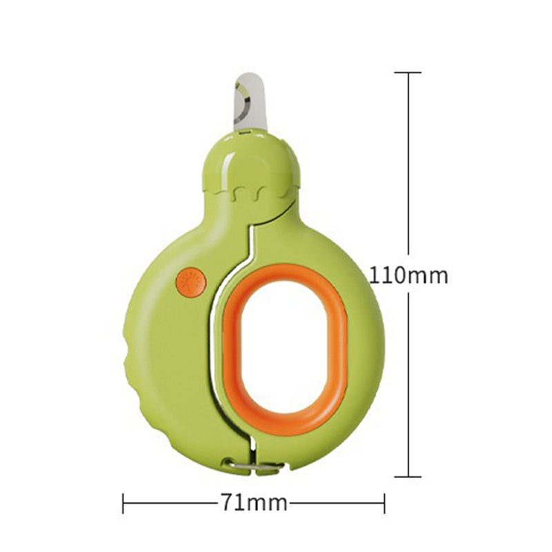 Donuts Lovely Nail Clippers LED Light Illuminates Blood Line Safe Nail Clippers