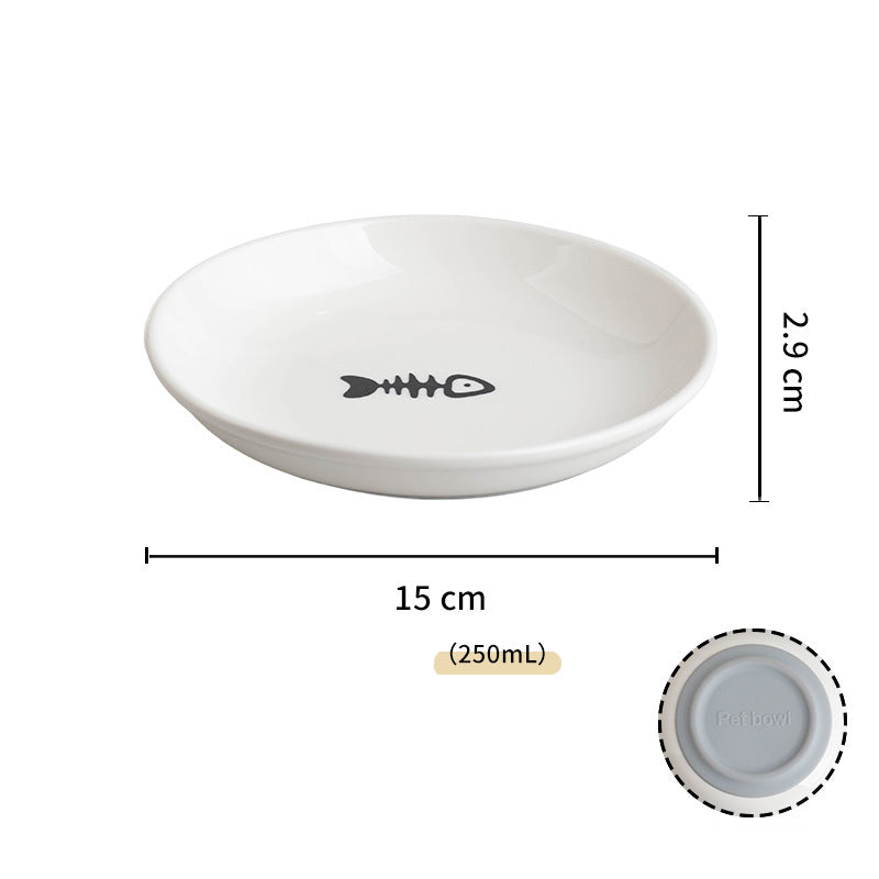 Whisker Friendly Ceramic Cat Food Bowls