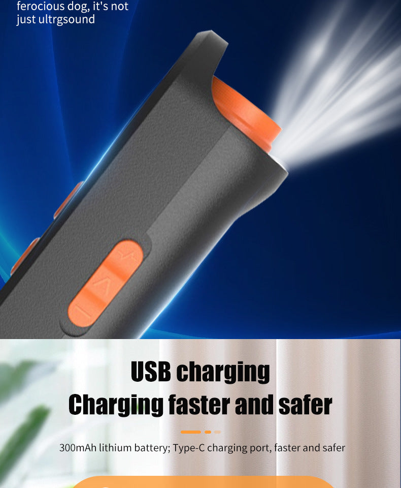 Ultrasonic Dog Repeller & Anti-Bark Device