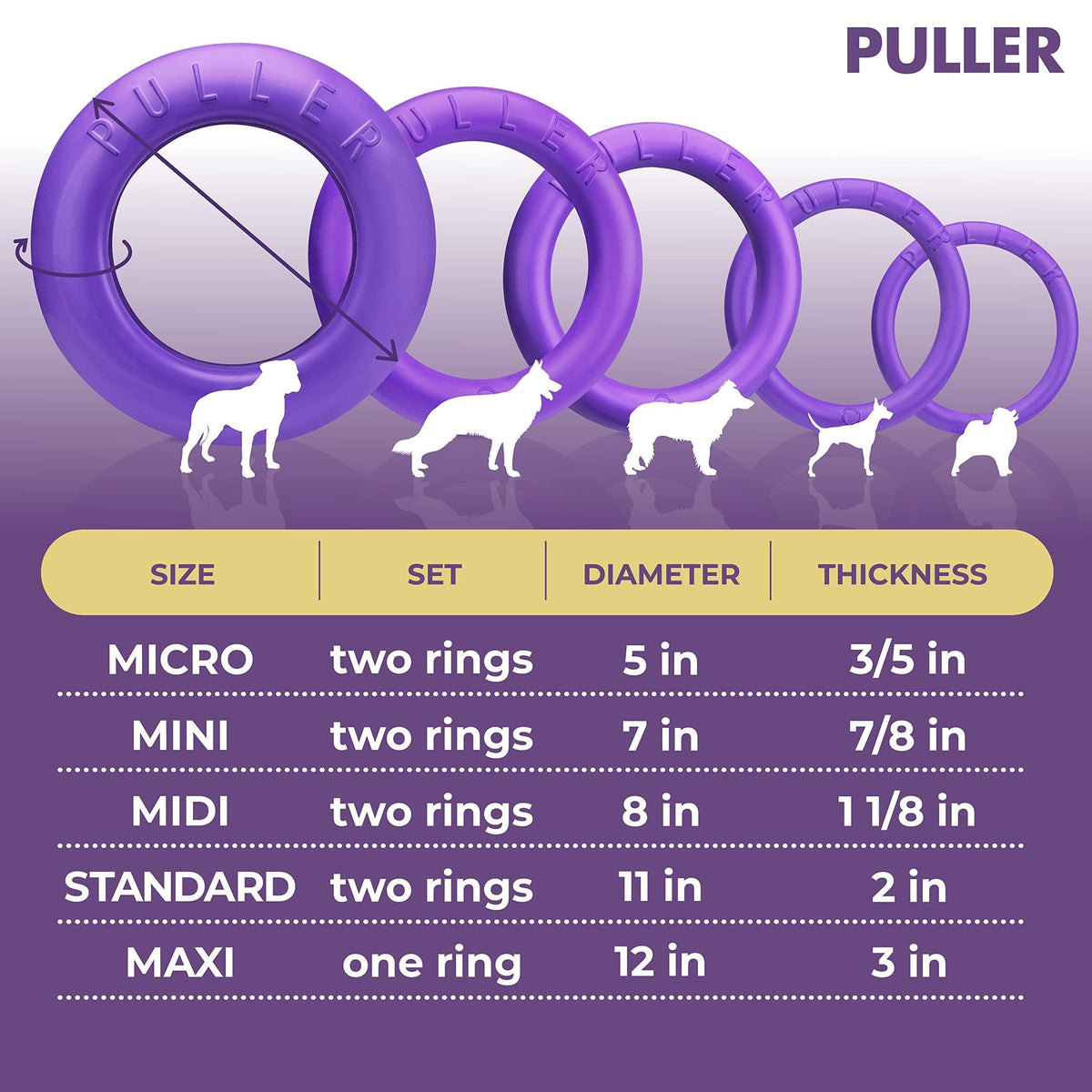 Ring Fetch Toy  2 Rings