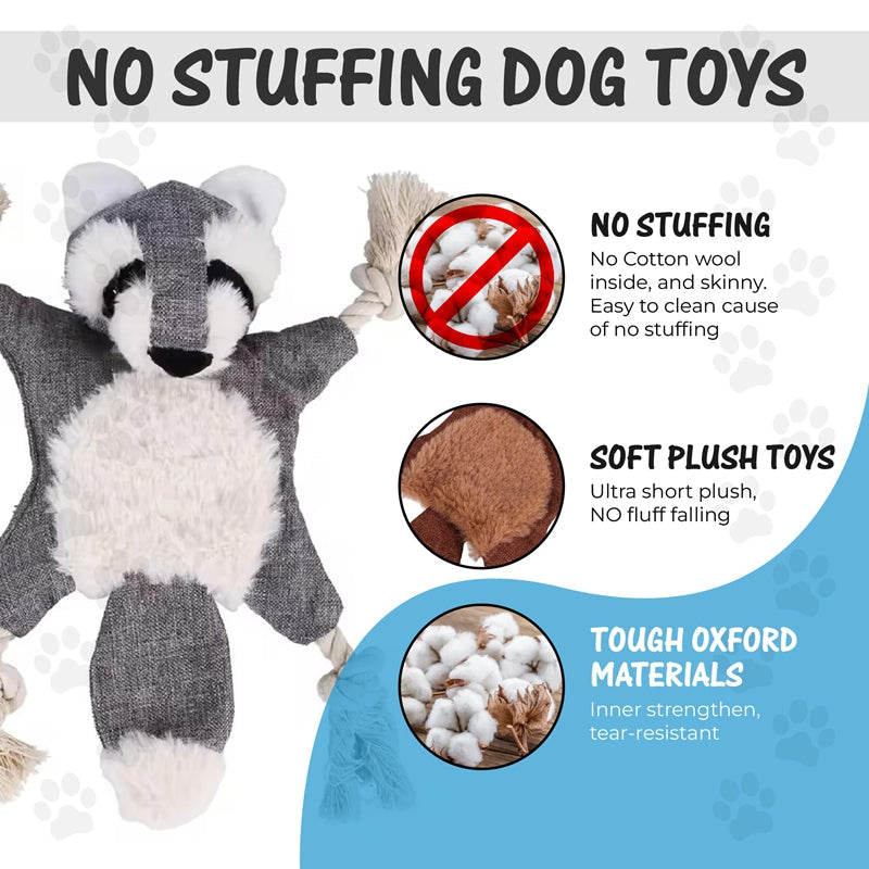 Dog Toys, Stuffed, Chewing, Plush, Squeaky Animal Pet Toys