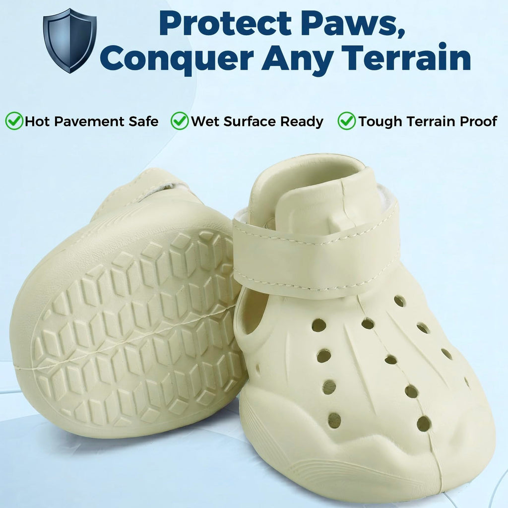 Dog Shoes For Dogs, Clogs Boots Booties Hot Pavement, Rain Waterproof Shoe Summer Sandals