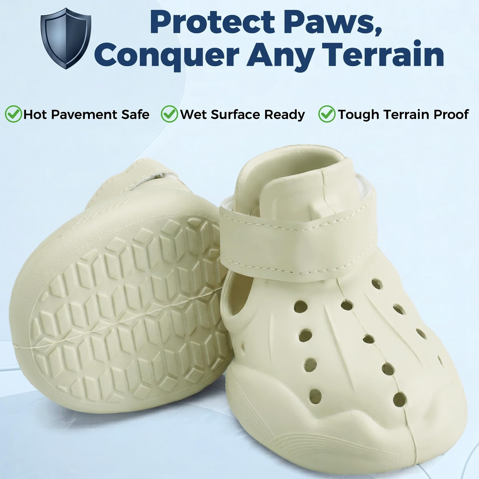 Dog Shoes For Dogs, Clogs Boots Booties Hot Pavement, Rain Waterproof Shoe Summer Sandals
