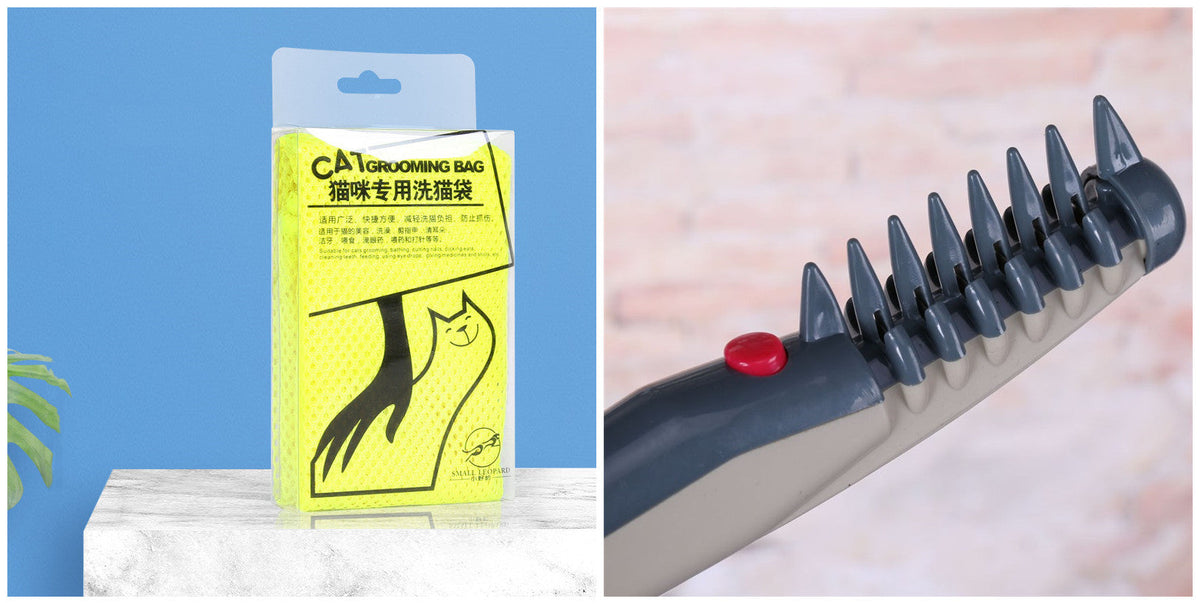 Cat Bag  Anti-scratch Bite Pet Nail Clipper Cat Bag