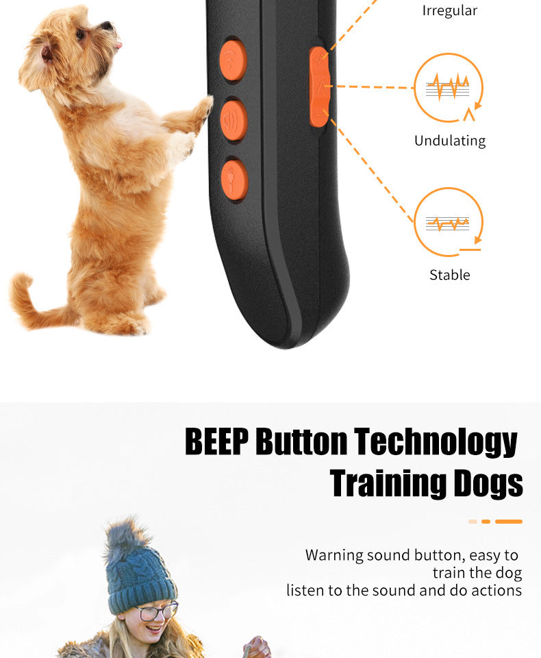 Ultrasonic Dog Repeller & Anti-Bark Device