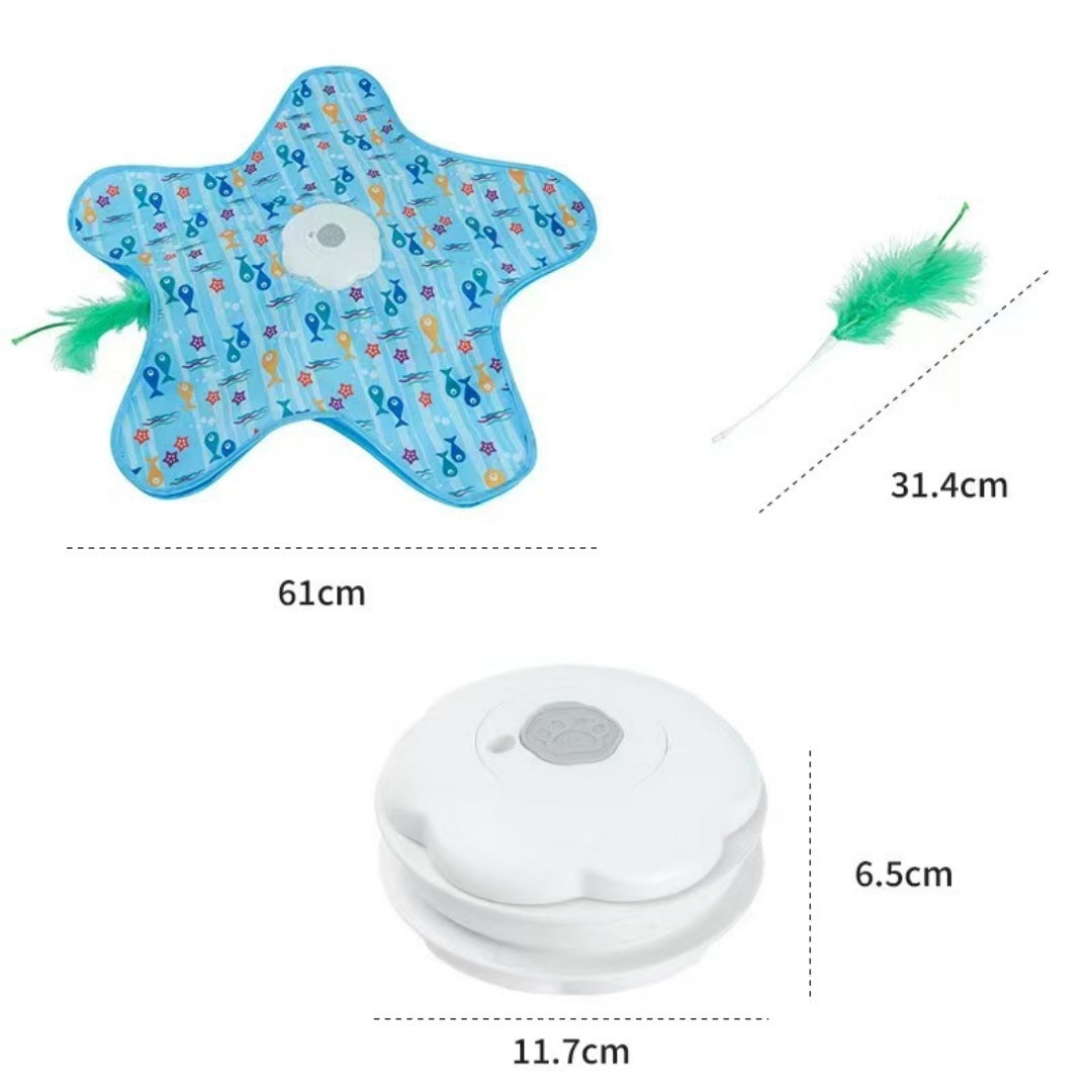 Electric Rotating Auto-Hiding Interactive Pet Toy