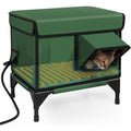 Outdoor Heated Insulated Cat House