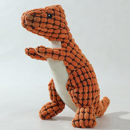 Bite Resistant Plush Sounding Toy Dinosaur