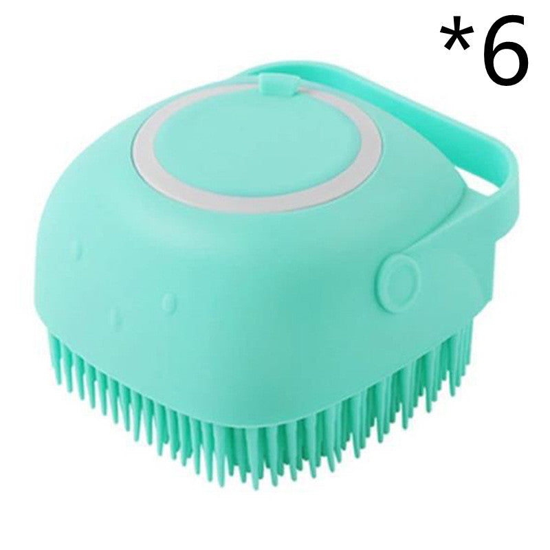 Silicone Dog Bath Massage Cleaning Tool Dog Grooming Supplies