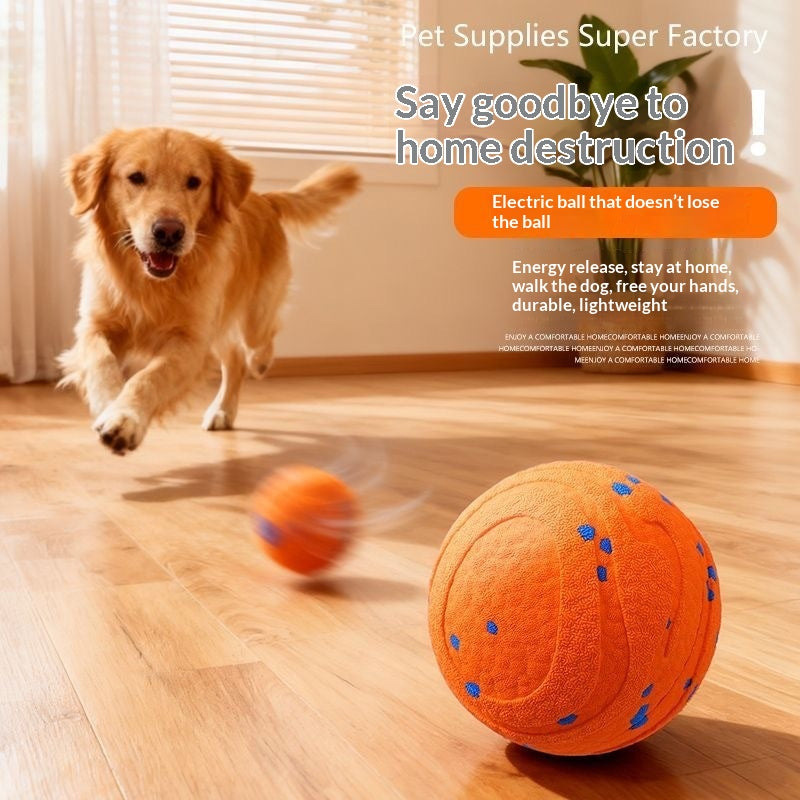 Electric Round Non-Toxic Dog Chew Toy Ball For Training