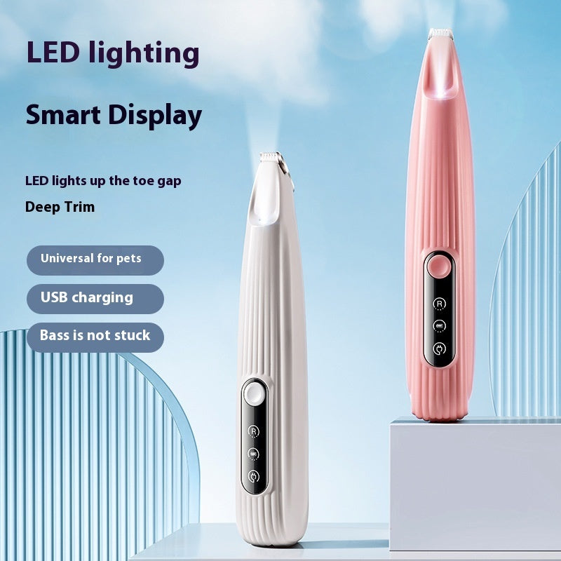 LED Pet Hair Trimmer — Cordless Precision Clipper