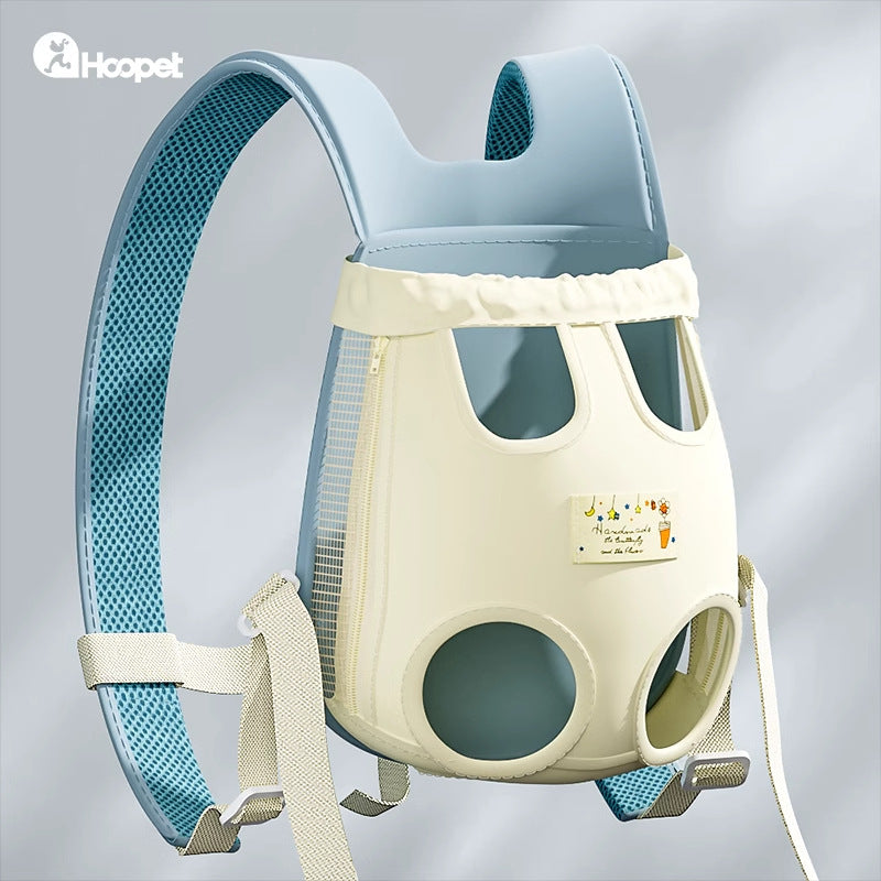 Breathable Dog Carrier Backpack Adjustable Chest Harness For Small Pets