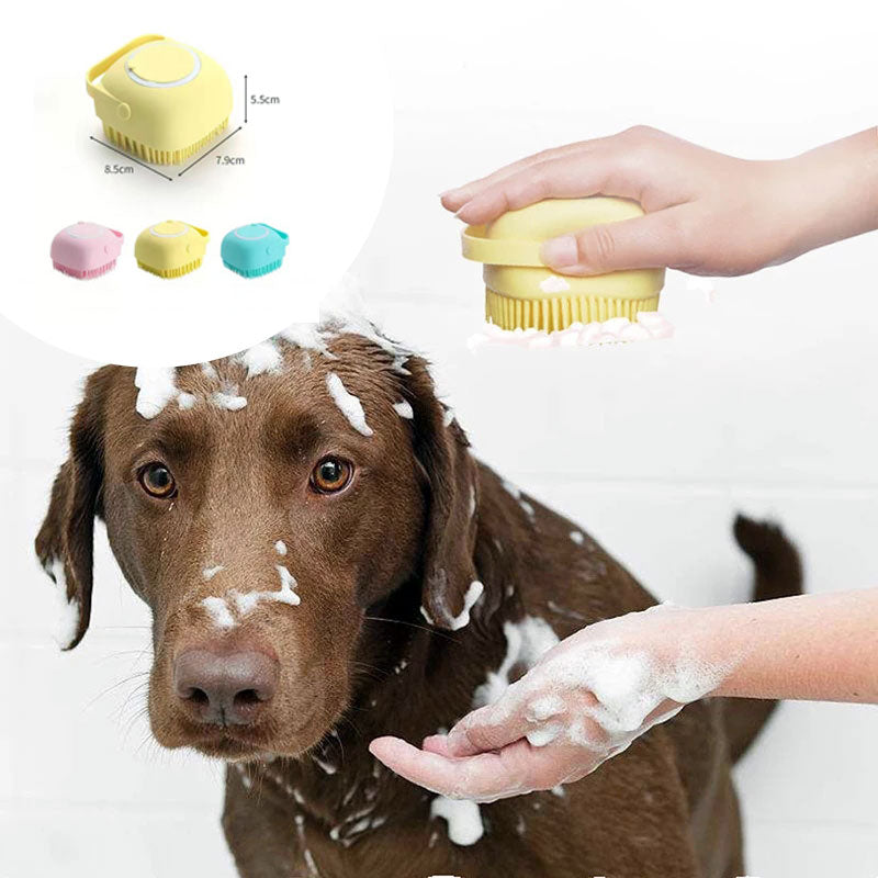 Silicone Dog Bath Massage Cleaning Tool Dog Grooming Supplies