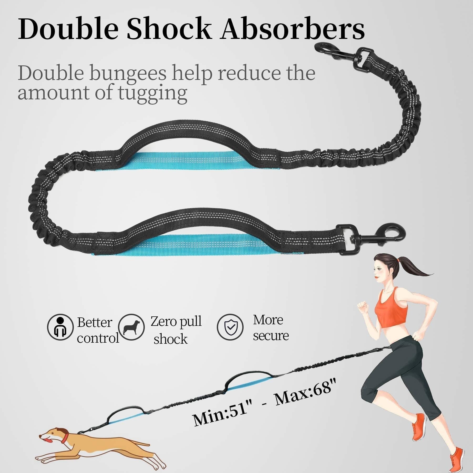 Multifunctional Dog Leash Waist Bag Pet Set For Walking And Running