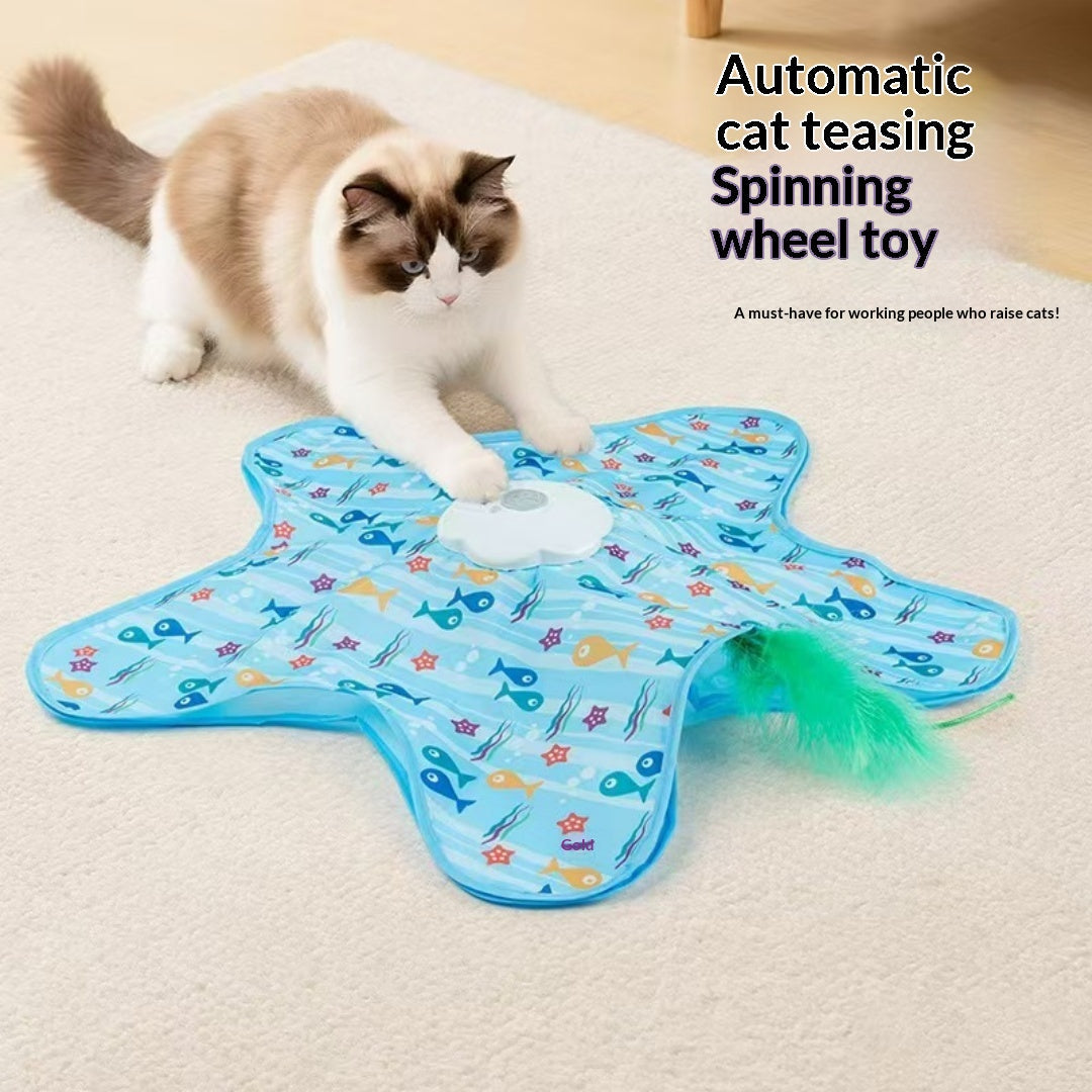 Electric Rotating Auto-Hiding Interactive Pet Toy