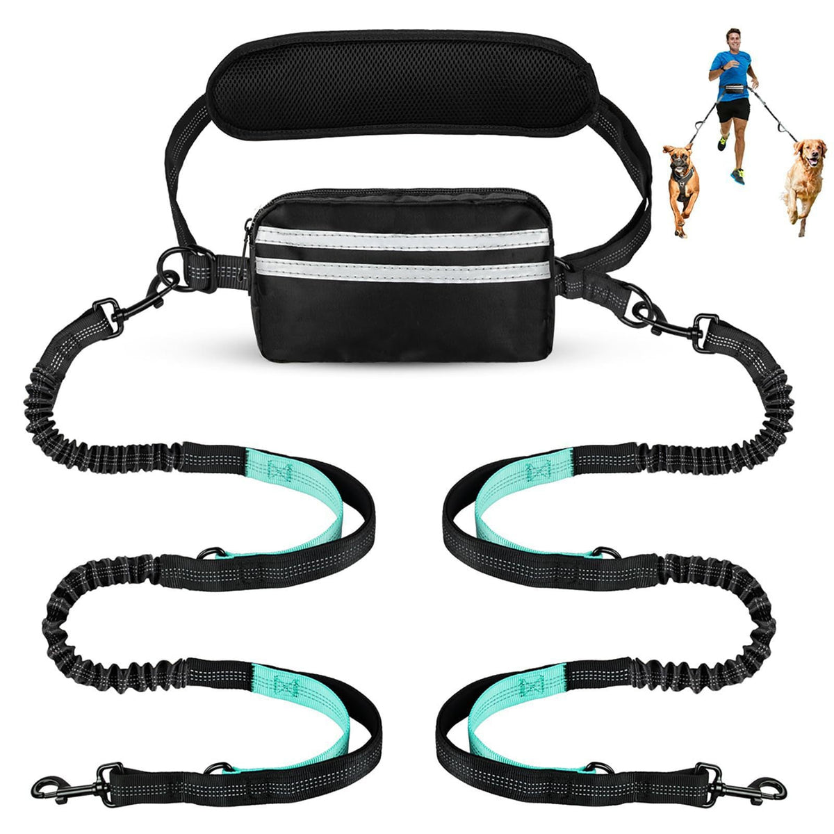 Waist Bag Running Leash