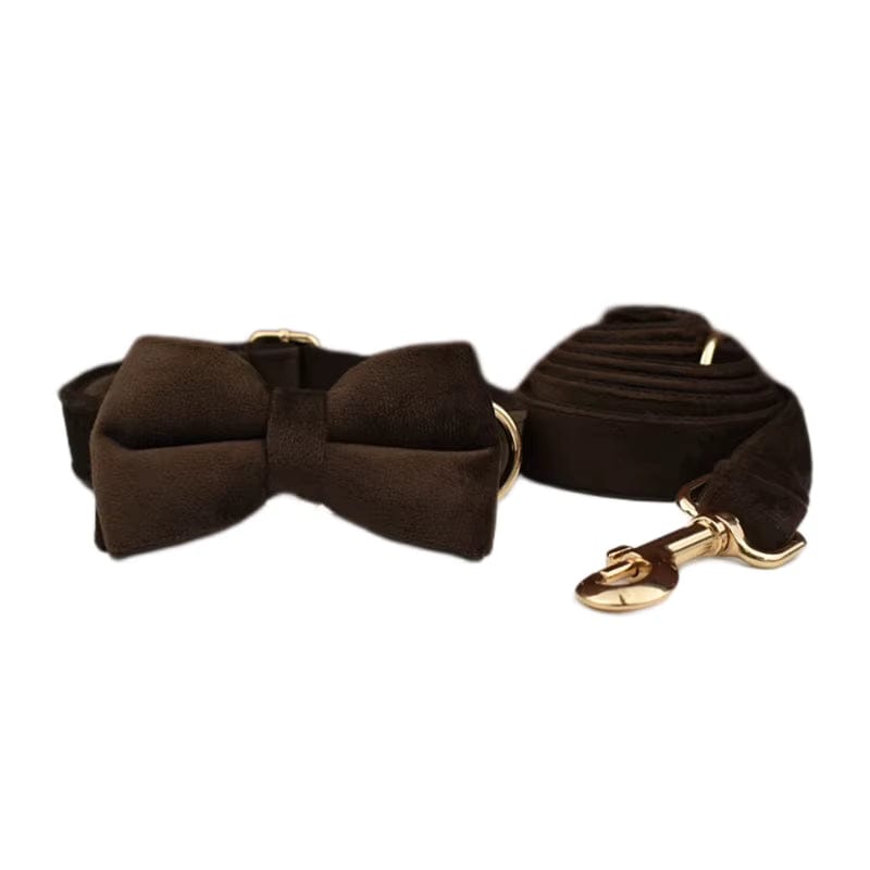 Dark Brown Velvet Set
