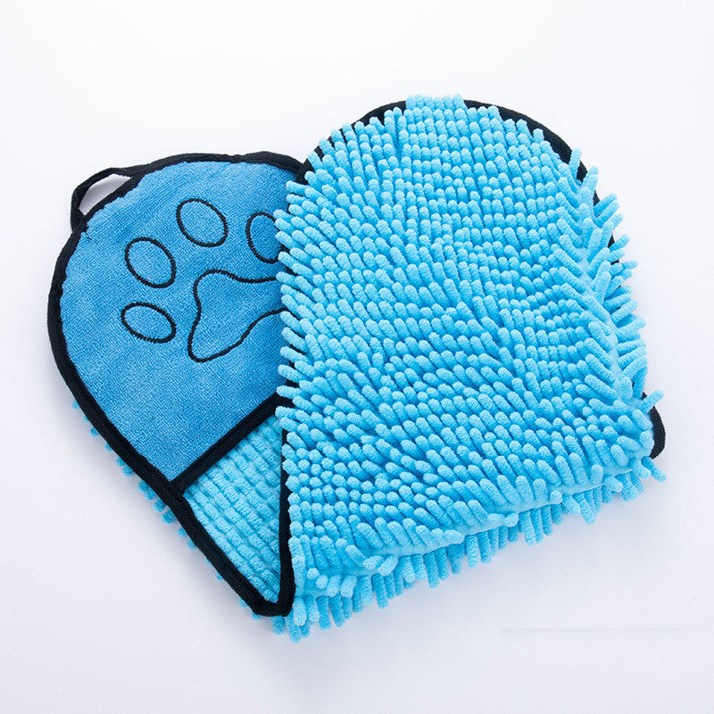 Dogs Cats Towels Super Absorbent Dog Bathrobe Microfiber Bath Towels Quick-Drying