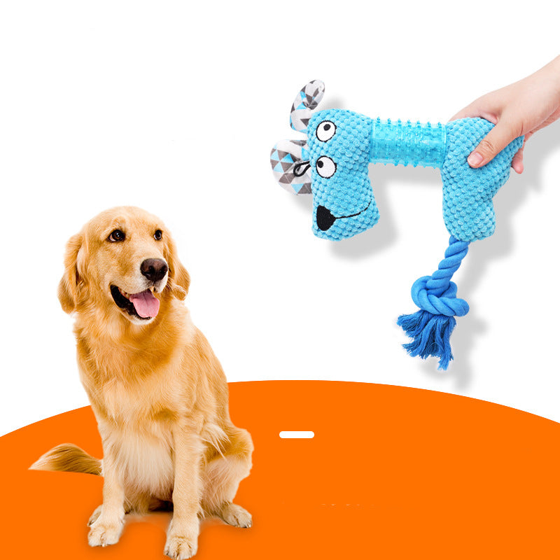Plush Squeaky Puppy Chew Toy Bite Resistant