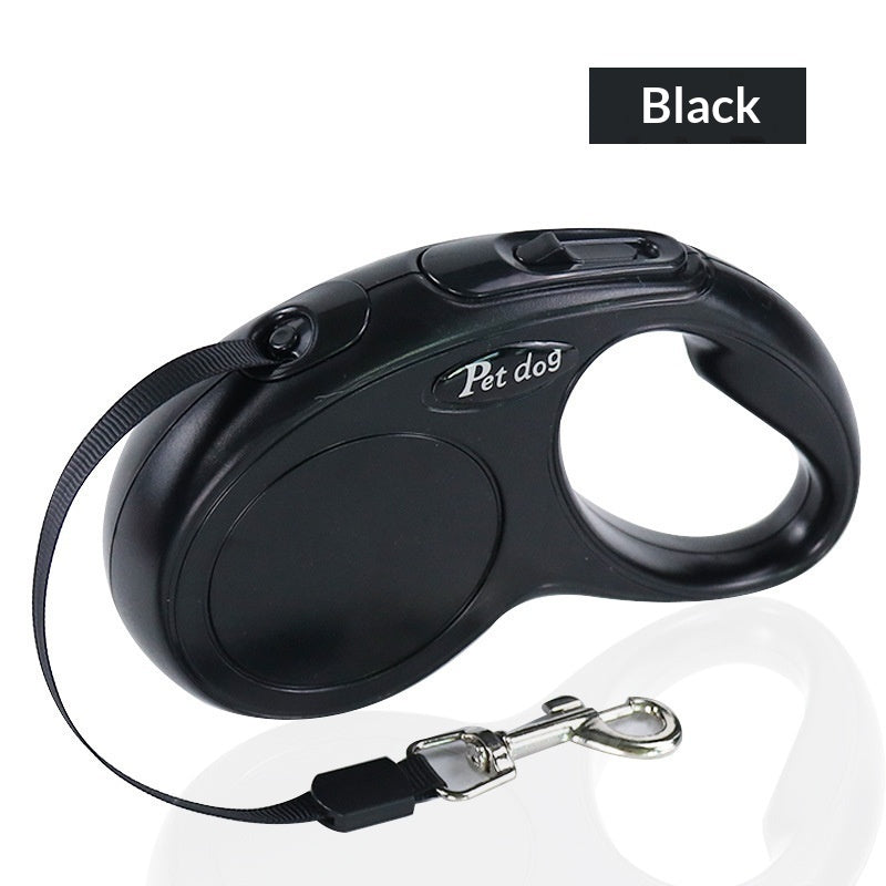 Automatic Retractable Anti-Pull Dog Leash With Elastic Traction Rope